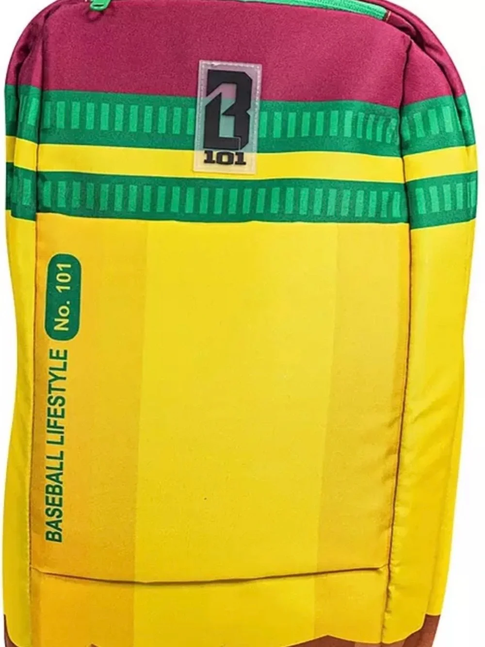 Baseball Lifestyle 101 pencil backpack No.101 Kids Yellow & Pink Backpack